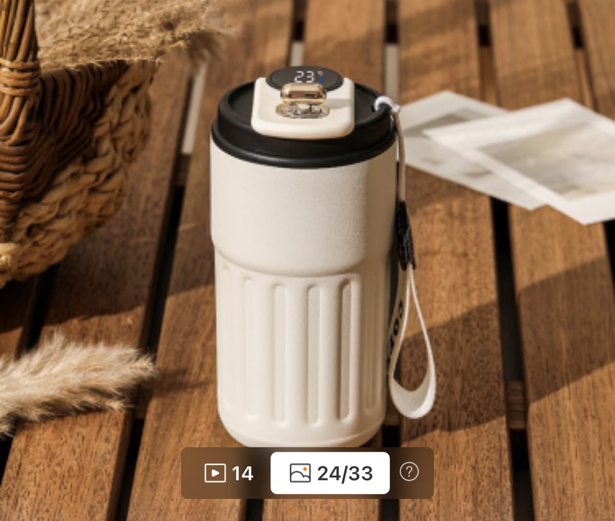 BrewTech Stainless Steel Vacuum Coffee Mug
